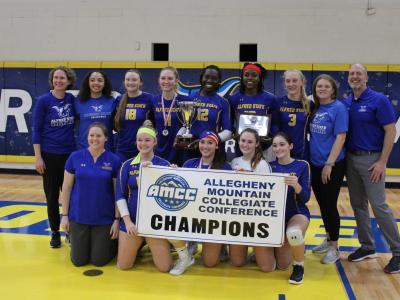 The Alfred State volleyball team won the AMCC Championship and become the first team at the college to earn an automatic bid to the NCAA Championships.