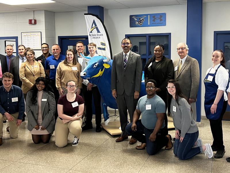 SUNY Chancellor John B. King, Jr. visited Alfred State during his tour of all 64 campuses