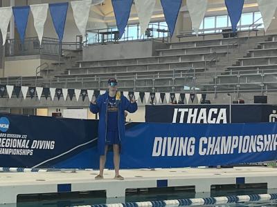 Conor Compton qualified for the NCAA Division III National Championships after finishing 2nd at the NCAA Regionals.