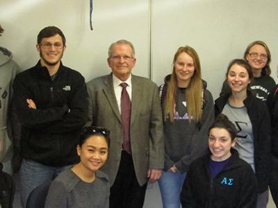 Damrath and Honors Students