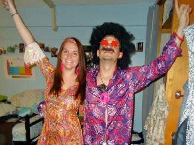 Matt and Nicole DiRado during their college days