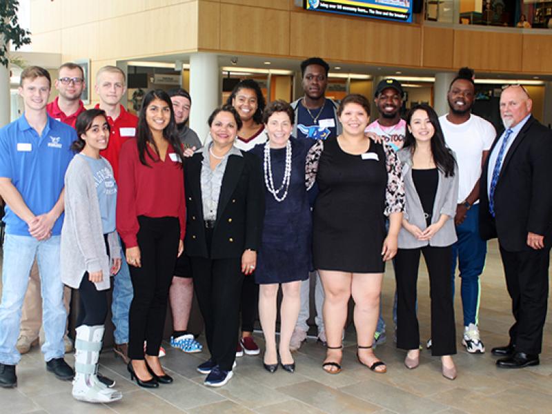 Dr. Tisch Visits Alfred State