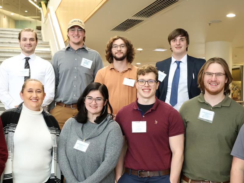 students that took spots in engineering poster presentations