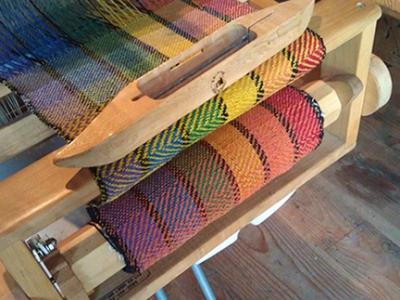 Fiber Arts Hinkle Library display