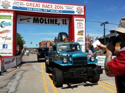 Great Race 2016 finish line