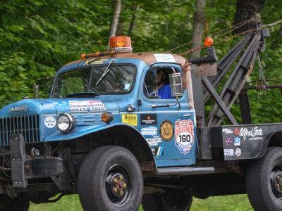 Tow truck competes in the Great Race