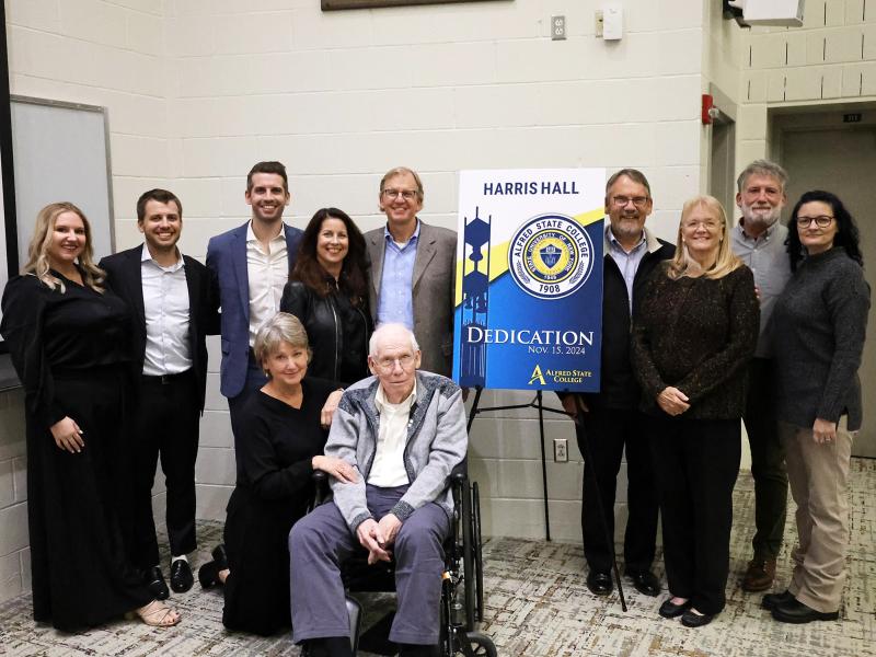 Harris Family in Harris Hall