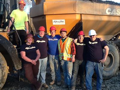Heavy Equip Operations students help out spring 2012 195