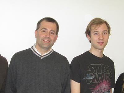 Hilsher with Honors Program Students