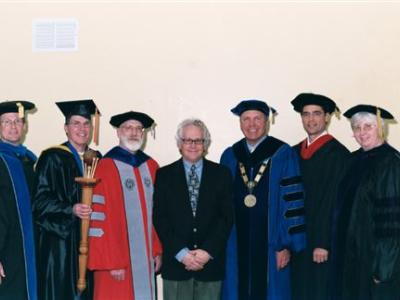 Honors Convocation 2011 stage party 8A