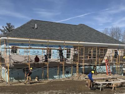 House 55 in progress