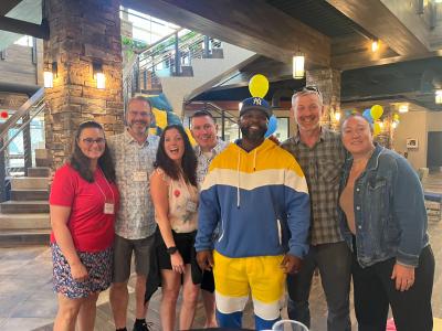 Alfred State alumni enjoy an alumni event.