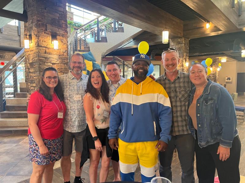 Alfred State alumni enjoy an alumni event.