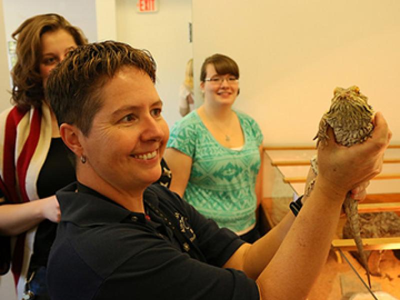 Kathy Bliss at Vet Tech Center