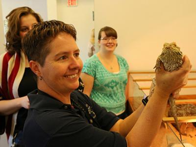 Kathy Bliss at Vet Tech Center