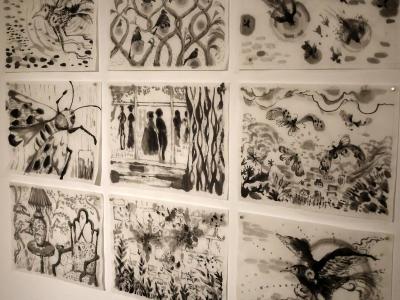 art work displayed at the Llewellyn Art Gallery