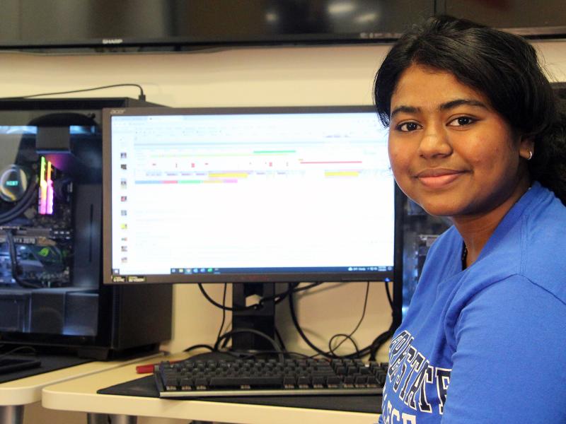 Soumya came a long way to Alfred State and all of her experiences have added up and developed her career path.