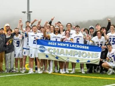 Lacrosse team celebrates conference championship