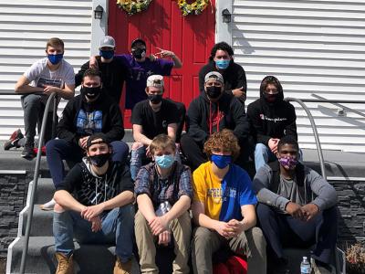 Lambda Tau Phi Helping Almond Community Church