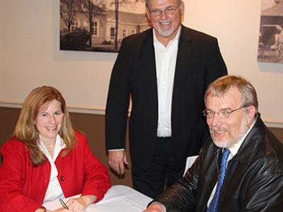 Lease-signing photo
