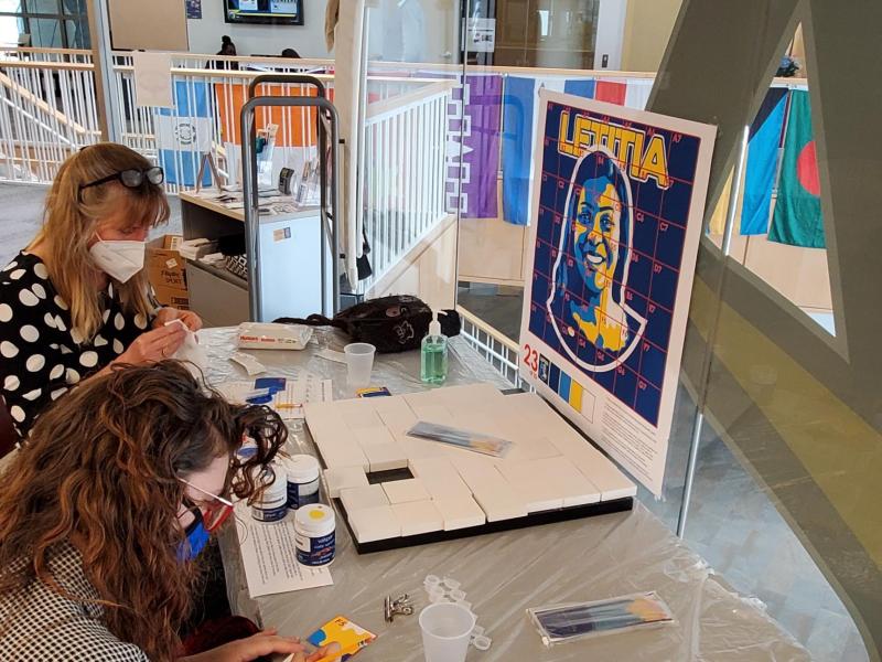 Letitia James Mosaic Painting_0