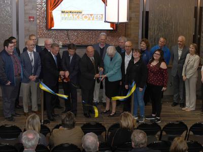 MacKenzie Makeover ribbon-cutting photo