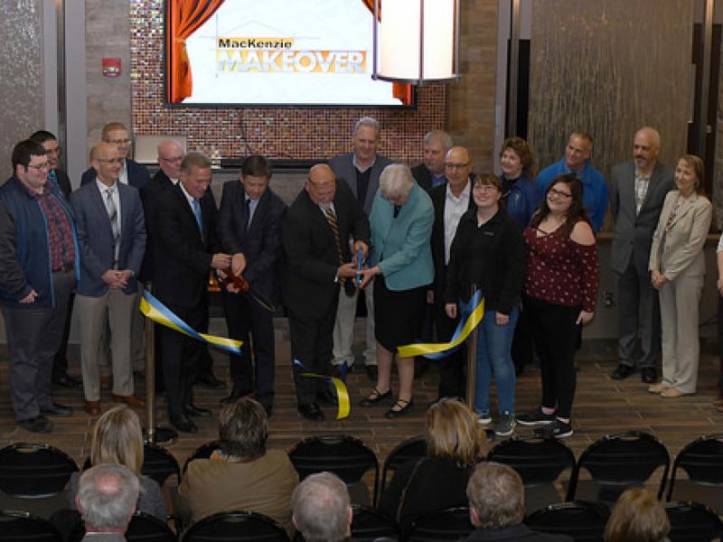 MacKenzie Makeover ribbon-cutting photo