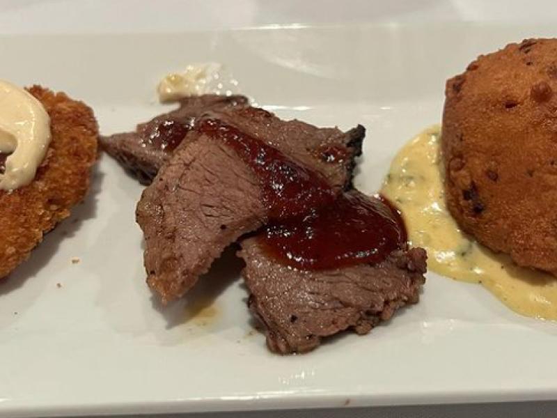 appetizers on a plate