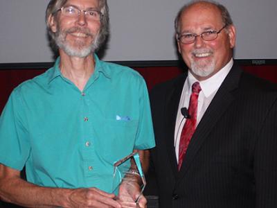 Mark Amman and President Sullivan