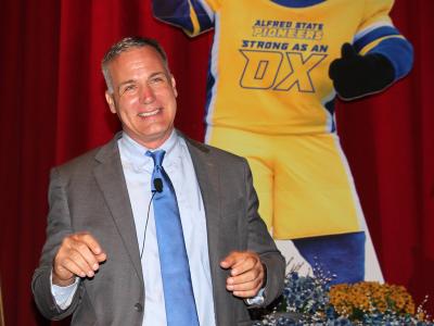 Dr. Mauro speaks at the Fall 2023 opening address