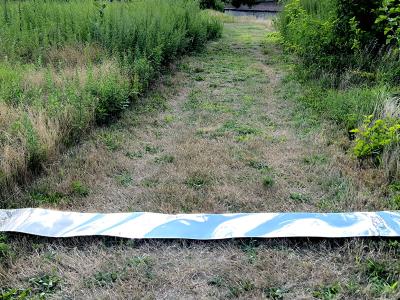 Artwork created by Architecture professor Kevin Hofmann while doing a fellowship on Governors Island.