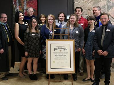 Phi Kappa Phi 2018 induction photo