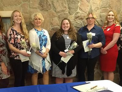 Phi Theta Kappa Spring 2019 Inductees and Officers