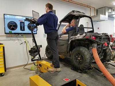 Polaris motorcycle and power sports tech