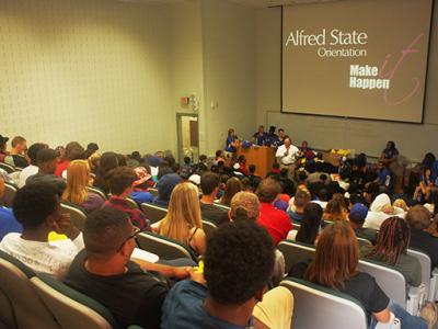 President Sullivan at Orientation