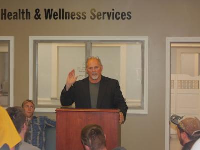 President Sullivan at PSU Health Center_0