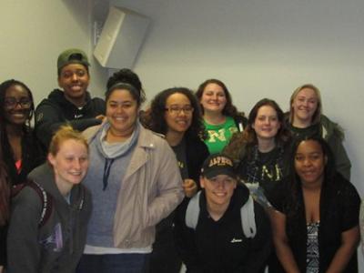 Professors with Honors Program Students