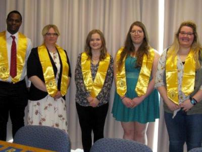 Psi Beta inductees 2019