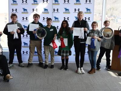 Winners at the annual science and technology fair