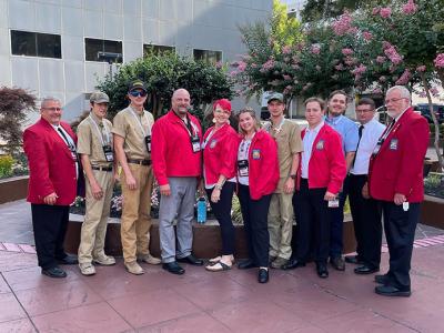 The Alfred State group poses at the 2022 SkillsUSA National Championships.