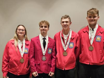 Alfred State students that earned Medals in 