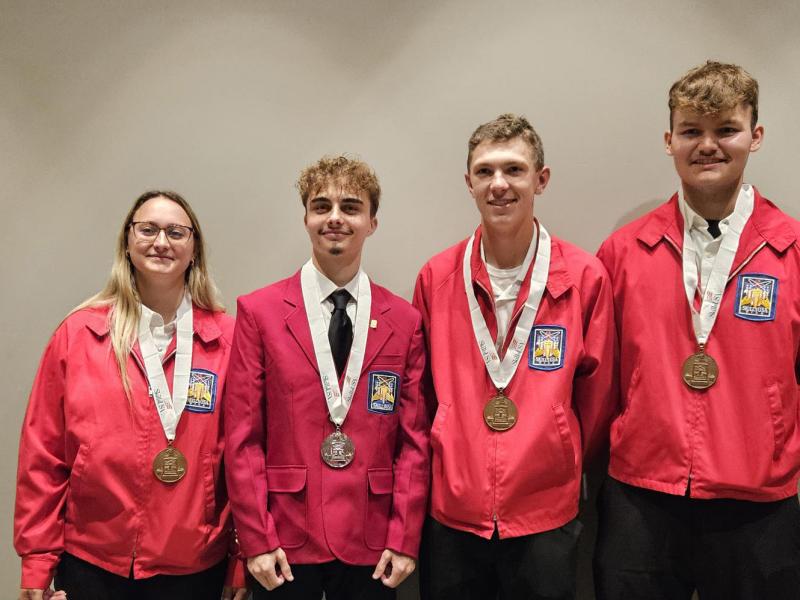 Alfred State students that earned Medals in 