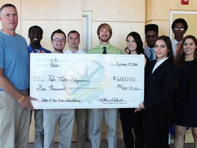 Student Senate Check Presentation