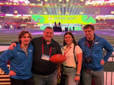 ASC students at the Super Bowl