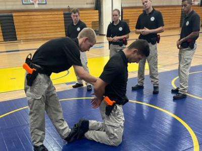 Cadets learn skills during the Alfred State Police Academy
