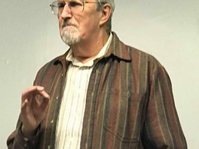 Terry Morgan at Burns Supper 2020