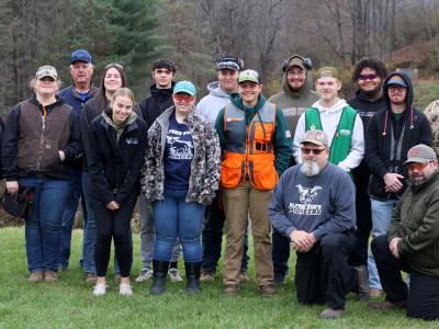 picture of the Alfred State trap team