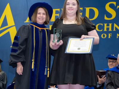 Deanna Gannon with VPAA Carrie Cokely