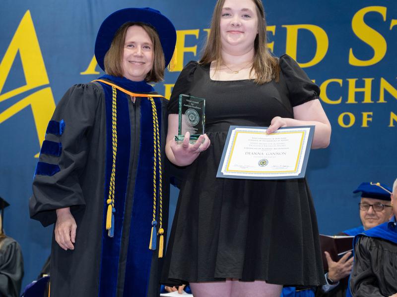 Deanna Gannon with VPAA Carrie Cokely