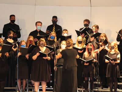 Alfred Voices performs at the spring performing arts concert.
